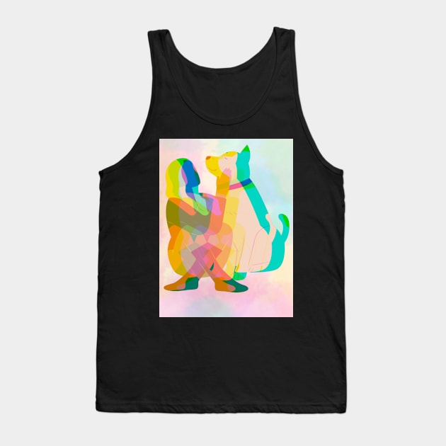 Dogs are LOVE!! Tank Top by Santag